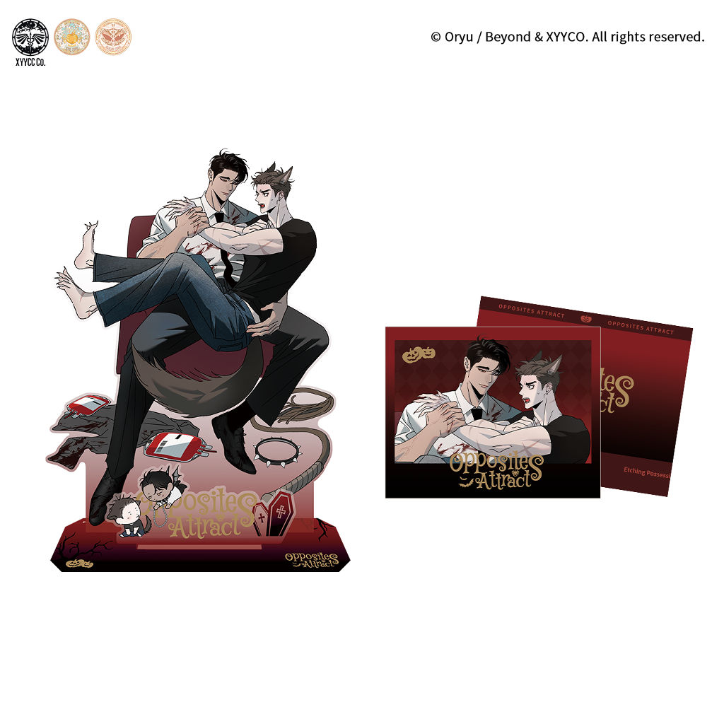 相克-蚀刻占有系列亚克力双插立牌