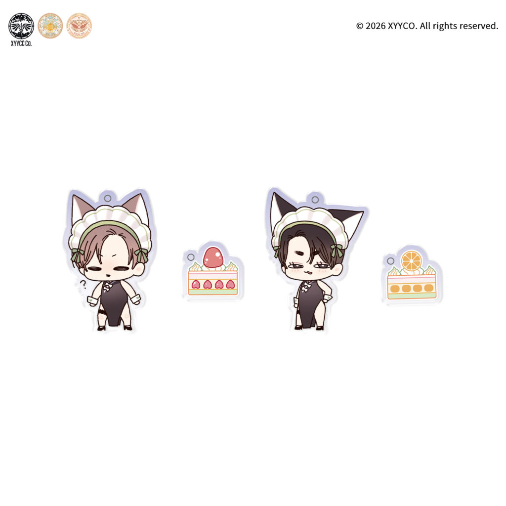 四周恋人-白昼札记系列亚克力挂件套组