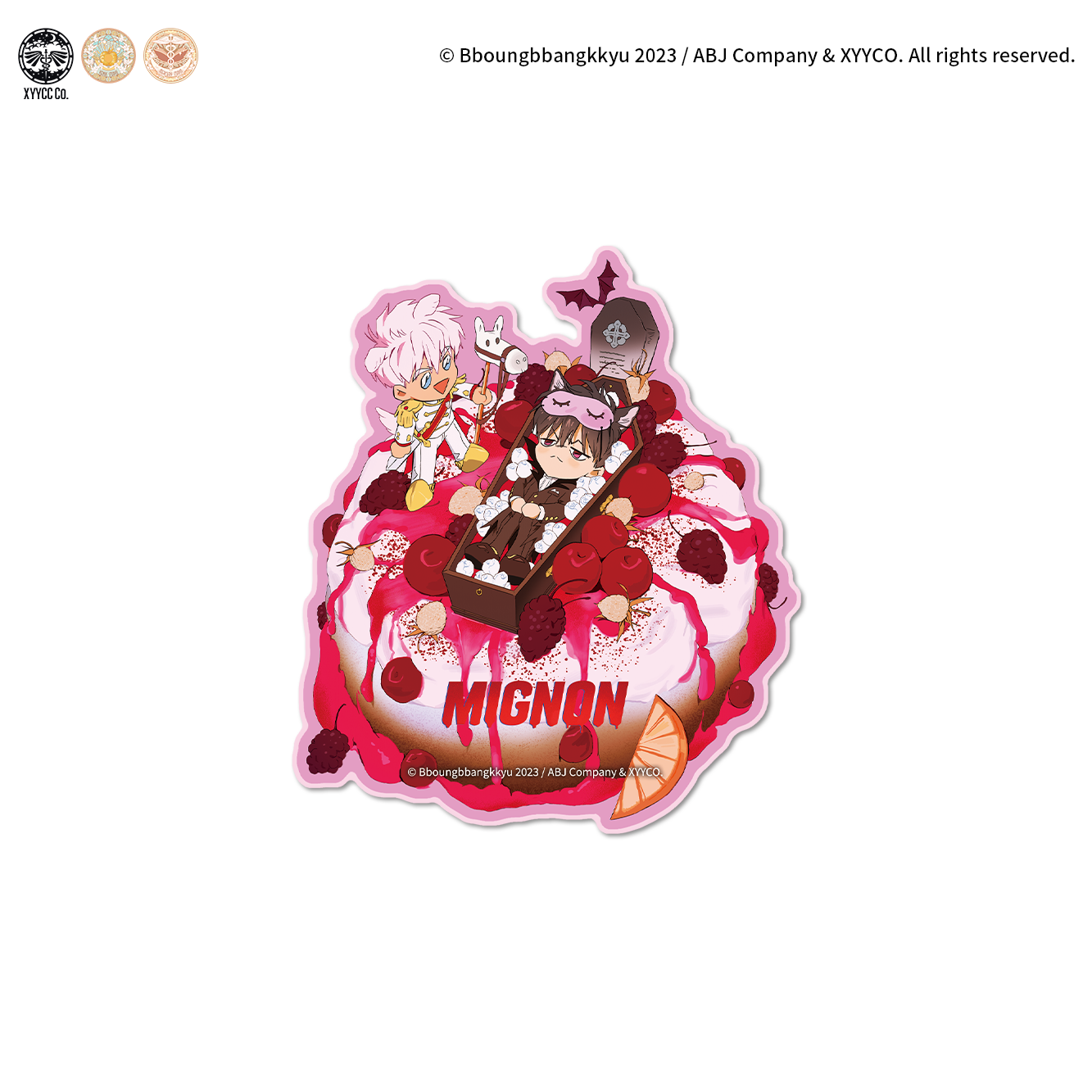 Mignon-Kiss Me系列亚克力冰箱贴